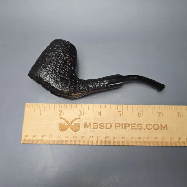 Ben Wade (Peter Wilson) Magnum Sandblasted Volcano Estate Briar Pipe, Unsmoked - Image 13