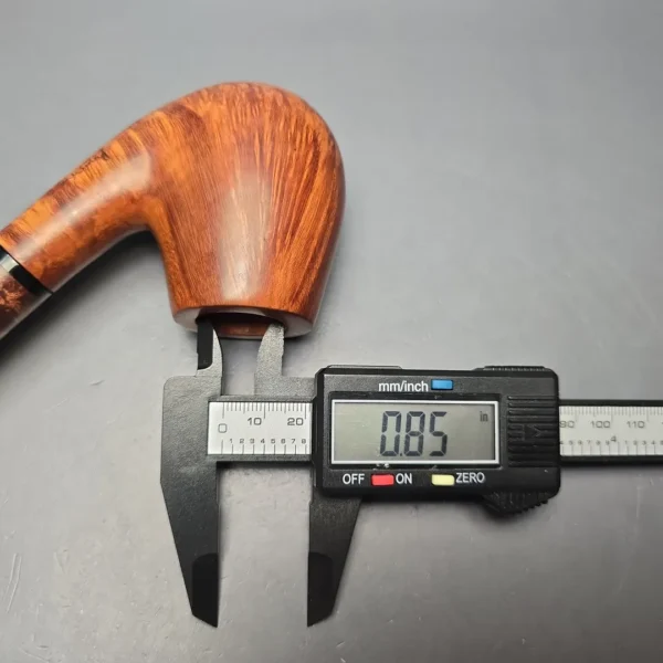 Pipa Croci True Calumet Smooth Churchwarden with Briar Shank Extension (Unsmoked Estate) - Image 13