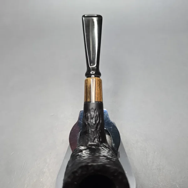 MBSD Briars by Piero Vitale Black Rusticated Billiard with Zebrawood (New) - Image 8