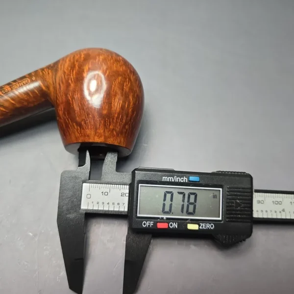 James Upshall P Grade EXL Smooth "Large Semi-Bent" (Unsmoked Estate Briar Pipe) - Image 13