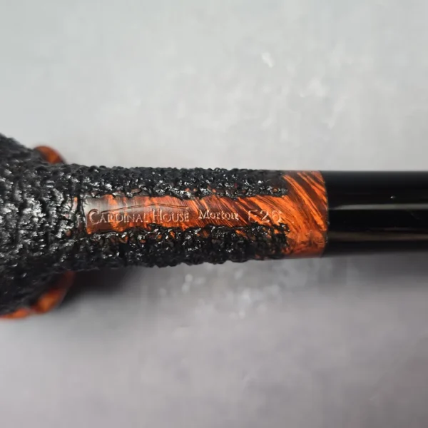 Walt Cannoy Cardinal House Morton Wax Drip Billiard Handmade Briar Pipe, New - Image 10