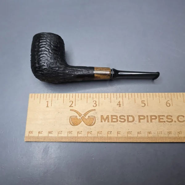 MBSD Briars by Piero Vitale Black Rusticated Billiard with Zebrawood (New) - Image 11