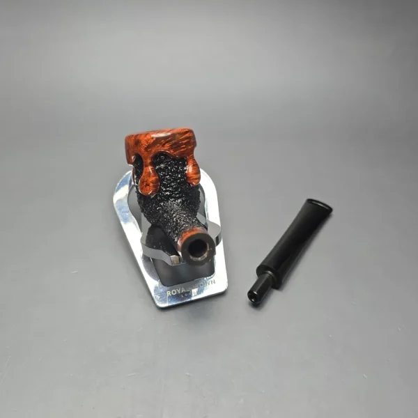 Walt Cannoy Cardinal House Morton Wax Drip Billiard Handmade Briar Pipe, New - Image 13