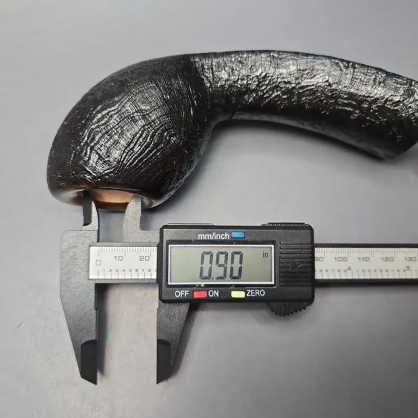 Buckeye Hand Made Magnum Sandblasted Long Shank Egg Briar Pipe, New - Image 13