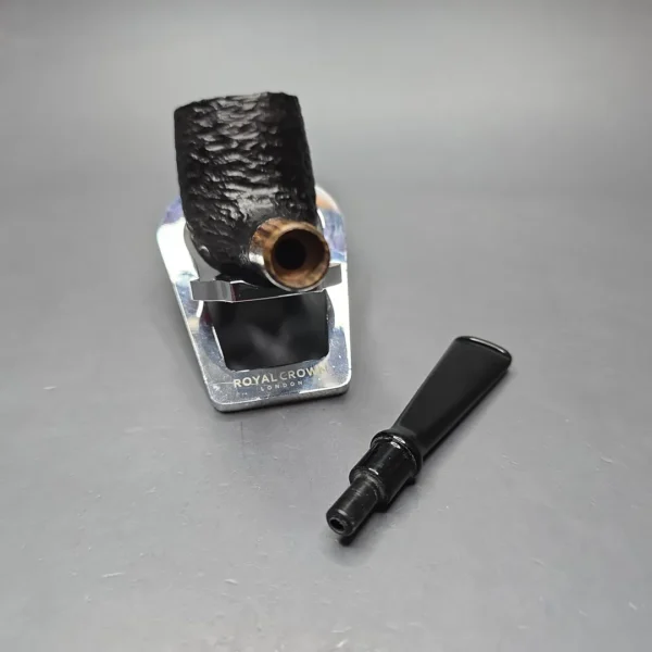 MBSD Briars by Piero Vitale Black Rusticated Billiard with Zebrawood (New) - Image 13