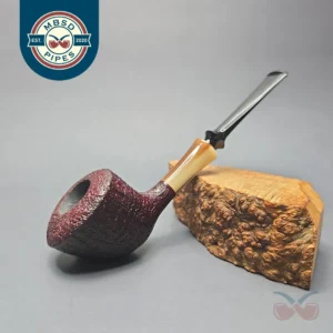 Adam Remington Sandblasted Dublin w/ Horn Estate Briar Pipe, American Estates