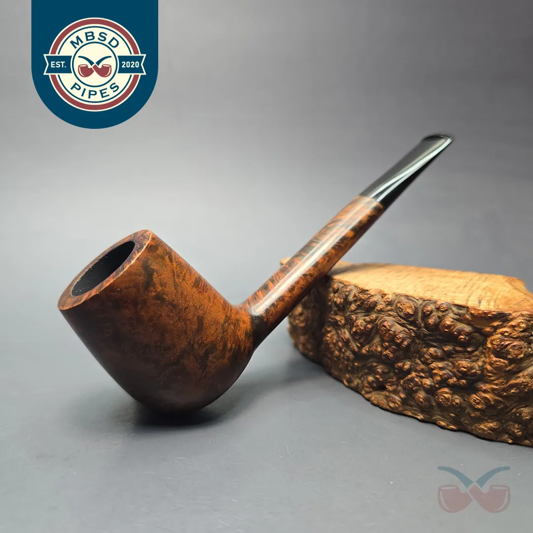 WO Larsen Super Two-Tone 65 Smooth Canadian Estate Briar Pipe, Danish Estates