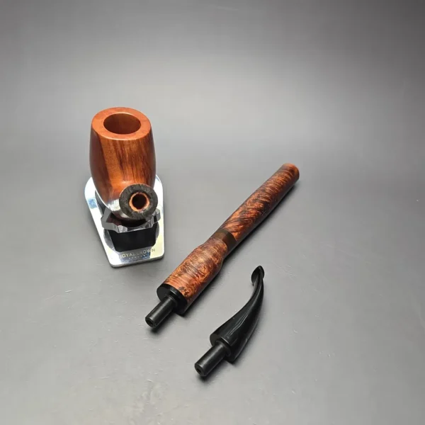 Pipa Croci True Calumet Smooth Churchwarden with Briar Shank Extension (Unsmoked Estate) - Image 14