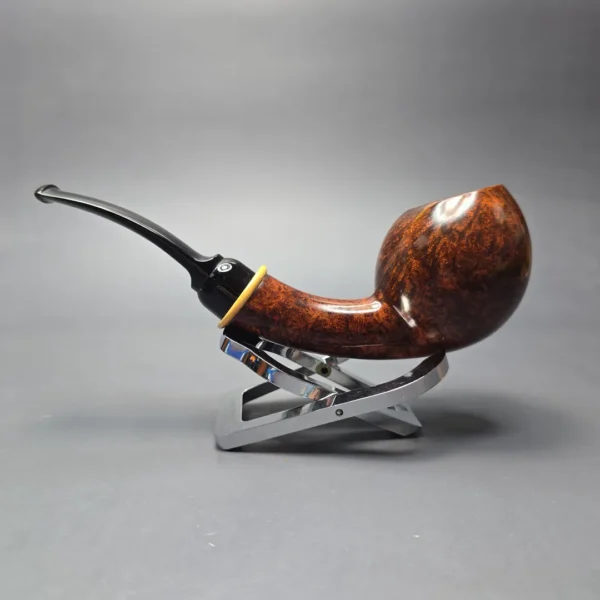 MBSD Briars Modern Masters 2 Smooth Blowfish w/ Boxwood Handmade Briar Pipe, New - Image 5