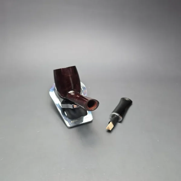 Rossi Rubino Antico 8802 Smooth Canadian w/ Nickel Briar Pipe, New, 6mm - Image 14
