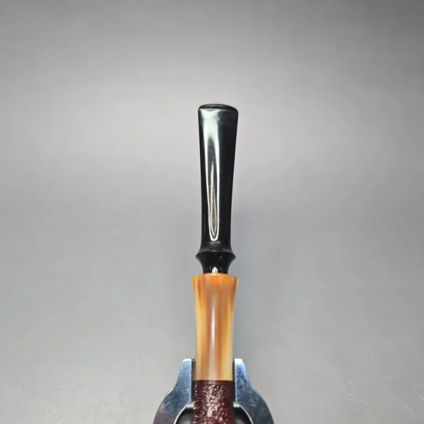 Adam Remington Sandblasted Dublin w/ Horn Estate Briar Pipe, American Estates - Image 7