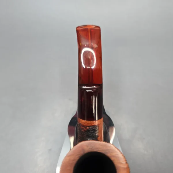 Paronelli Vogue Wire Rusticated Stack Estate Briar Pipe, Italian Estates - Image 9