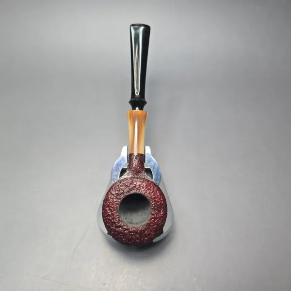 Adam Remington Sandblasted Dublin w/ Horn Estate Briar Pipe, American Estates - Image 8