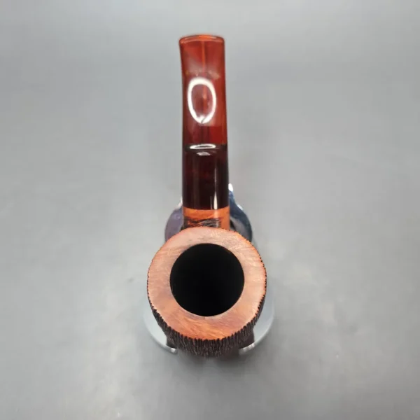 Paronelli Vogue Wire Rusticated Stack Estate Briar Pipe, Italian Estates - Image 10