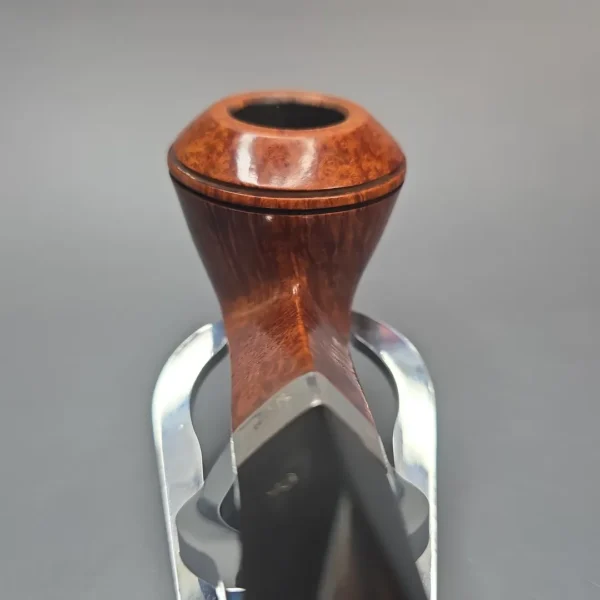 Peterson Flame Grain B5 Smooth Bulldog w/ Silver Estate Briar Pipe, Irish Estates - Image 6