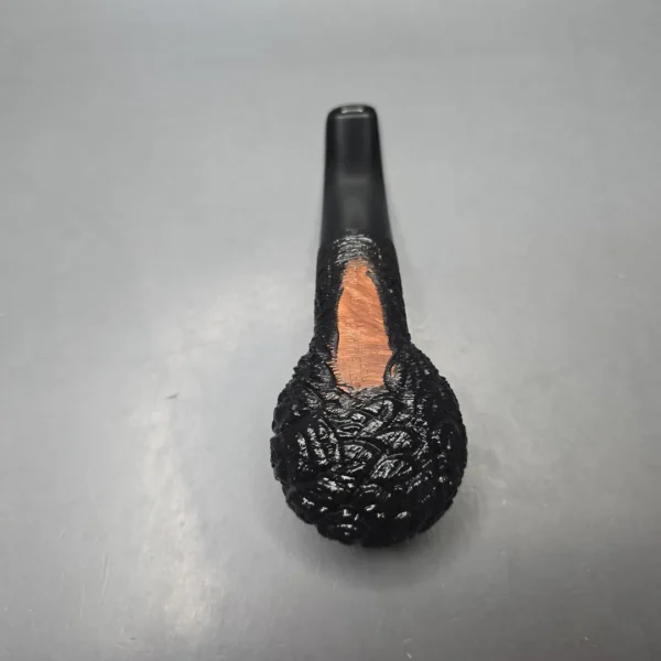 Savinelli 150th Anniversary Capri Root Briar 320 KS Rusticated Author Briar Pipe, New - Image 10