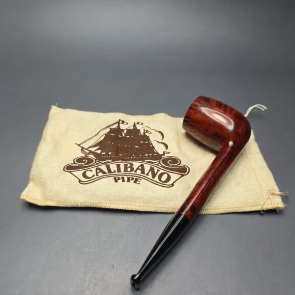 Calibano (Mastro de Paja) 114 C2 Smooth Canadian Estate Briar Pipe, Unsmoked - Image 15