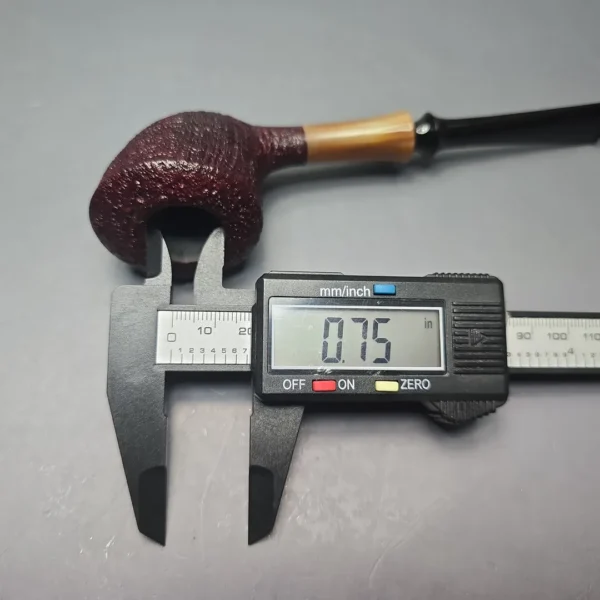 Adam Remington Sandblasted Dublin w/ Horn Estate Briar Pipe, American Estates - Image 12