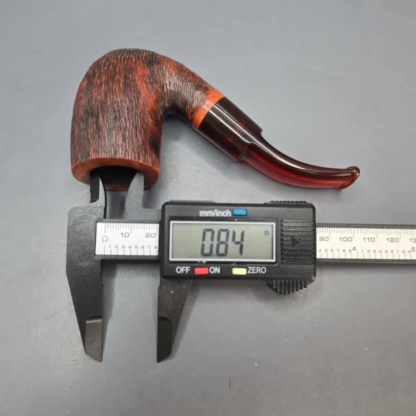 Paronelli Vogue Wire Rusticated Stack Estate Briar Pipe, Italian Estates - Image 14