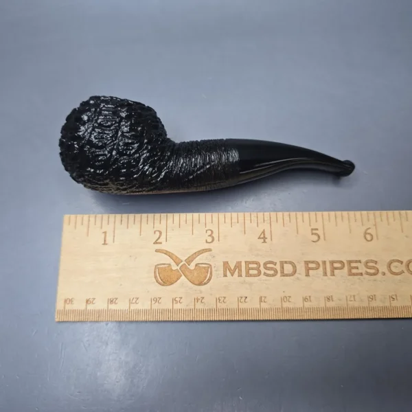 Savinelli 150th Anniversary Capri Root Briar 320 KS Rusticated Author Briar Pipe, New - Image 12