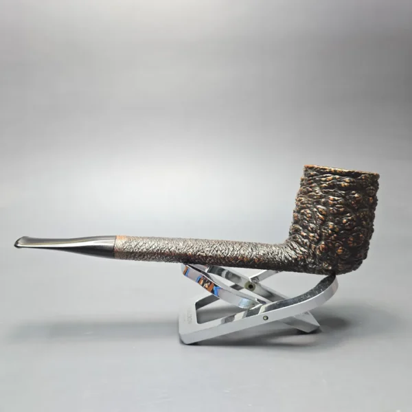 Savinelli Capri Root Briar 804 KS Rusticated Canadian (Estate) - Image 4