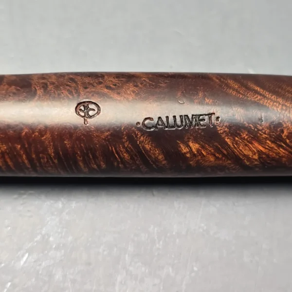 Pipa Croci True Calumet Smooth Churchwarden with Briar Shank Extension (Unsmoked Estate) - Image 15