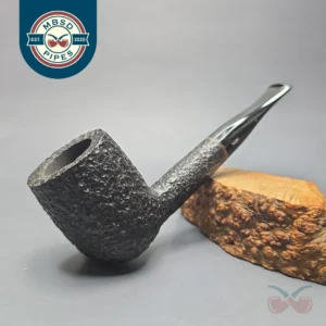 Savinelli Baronet Bruyere 111 EX Rusticated Billiard Estate Briar Pipe, Unsmoked