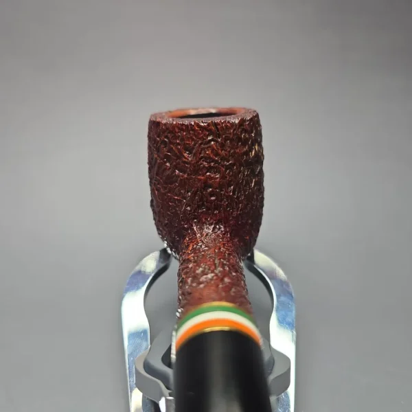 Peterson 2026 St Patrick's Day XL05 Sandblasted Billiard Briar Pipe, New - Image 7