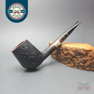 Stanwell 1998 Pipe of the Year Sandblasted Liverpool Estate Briar Pipe, Unsmoked
