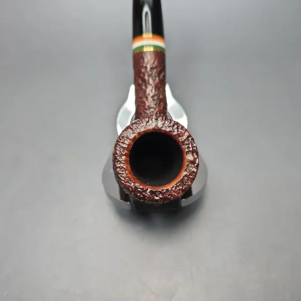 Peterson 2026 St Patrick's Day XL05 Sandblasted Billiard Briar Pipe, New - Image 8