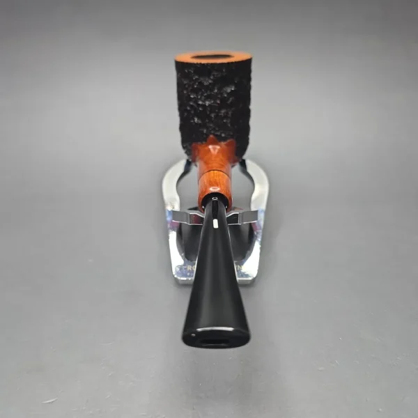 Castello Sea Rock Briar 3K π (Pi) Partially Rusticated Stack Estate Briar Pipe, Italian Estates - Image 6