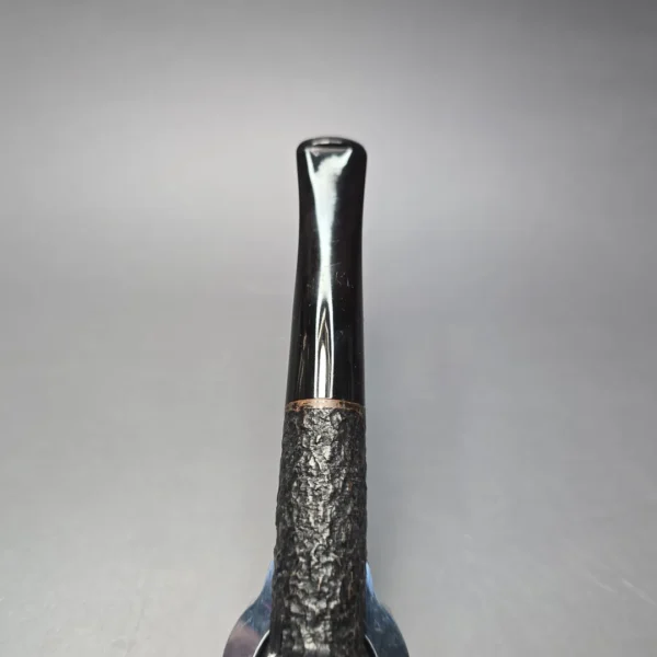 Savinelli Baronet Bruyere 111 EX Rusticated Billiard Estate Briar Pipe, Unsmoked - Image 7