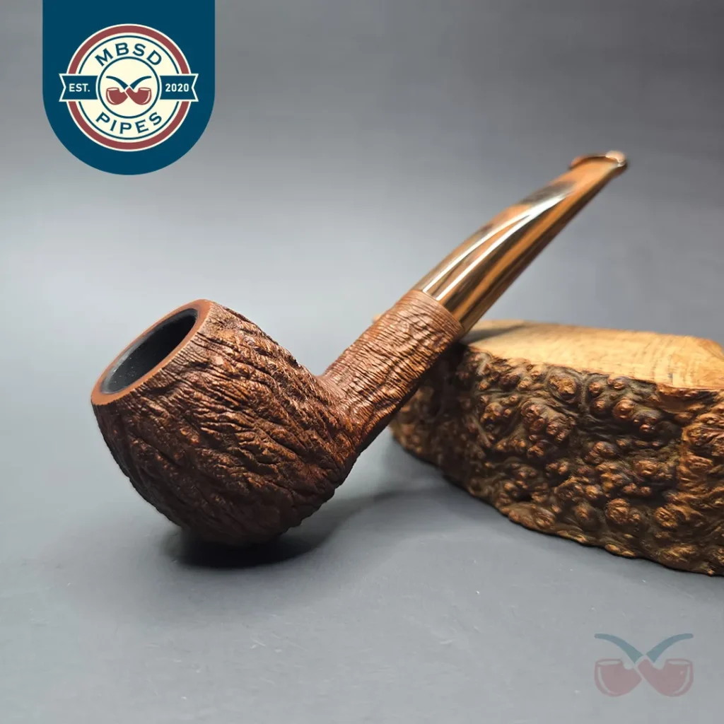 Savinelli Noce 173 Natural Rusticated Apple (Estate)