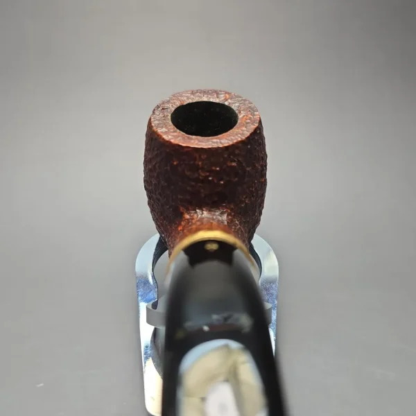 Savinelli Tevere 616 KS Rusticated Bent Billiard Estate Briar Pipe, Irish Estates, 6mm - Image 6