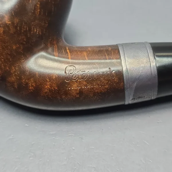 Peterson 160th Anniversary Pat. B Dark Smooth Bent Billiard Briar Pipe, New - Image 12
