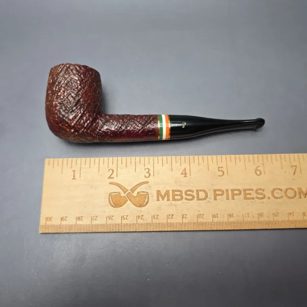 Peterson 2026 St Patrick's Day XL05 Sandblasted Billiard Briar Pipe, New - Image 13