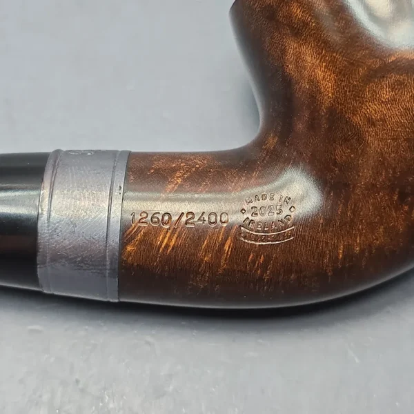 Peterson 160th Anniversary Pat. B Dark Smooth Bent Billiard Briar Pipe, New - Image 13
