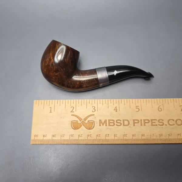 Peterson 160th Anniversary Pat. B Dark Smooth Bent Billiard Briar Pipe, New - Image 14