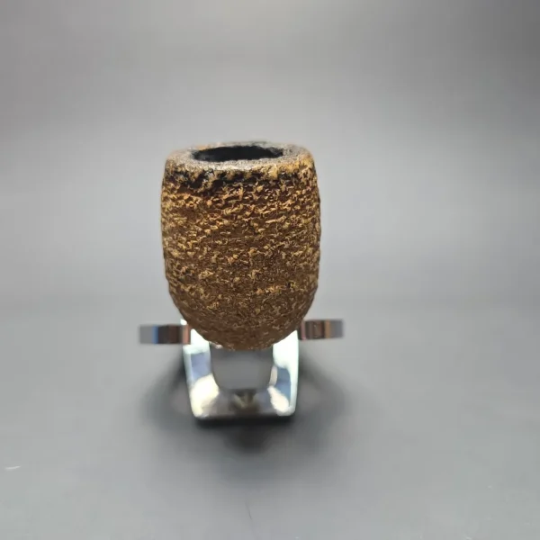 Peterson (c.1970s-80s) Tawny Rusticated Billiard African Block Meerschaum Pipe, Irish Estates - Image 3