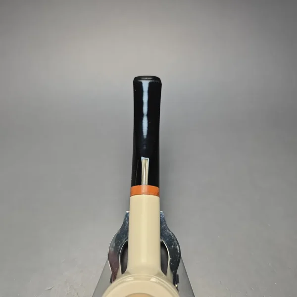 MBSD Meerschaum Deluxe Smooth "Whittler" Poker with Briar-Mortise (New) - Image 8