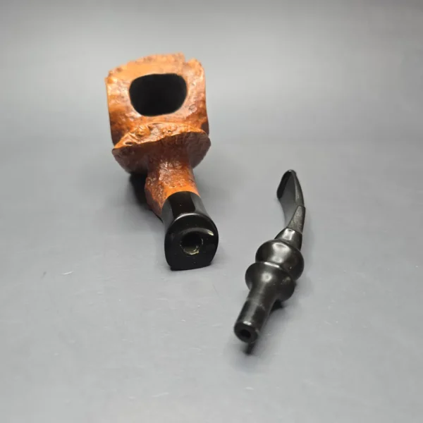 Preben Holm Delight XL Partially Sandblasted Freehand Estate Briar Pipe, Danish Estates - Image 14