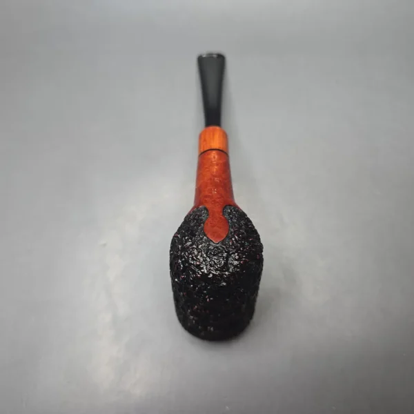 Castello Sea Rock Briar 3K π (Pi) Partially Rusticated Stack Estate Briar Pipe, Italian Estates - Image 10