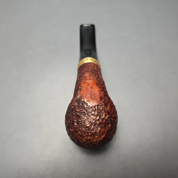 Savinelli Tevere 616 KS Rusticated Bent Billiard Estate Briar Pipe, Irish Estates, 6mm - Image 10