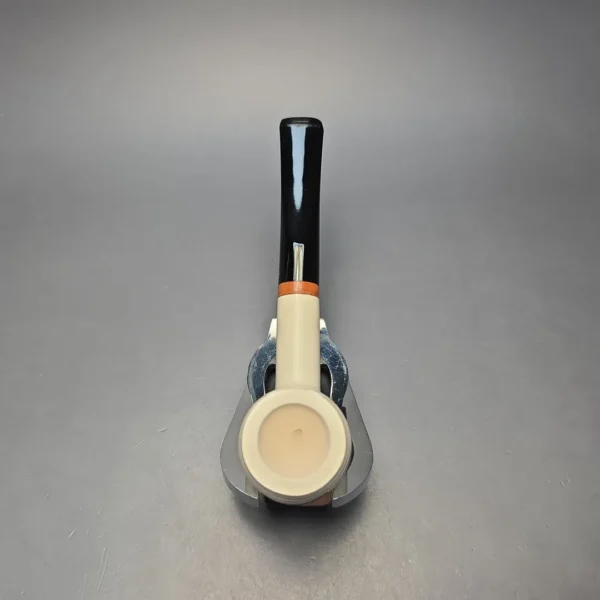 MBSD Meerschaum Deluxe Smooth "Whittler" Poker with Briar-Mortise (New) - Image 9