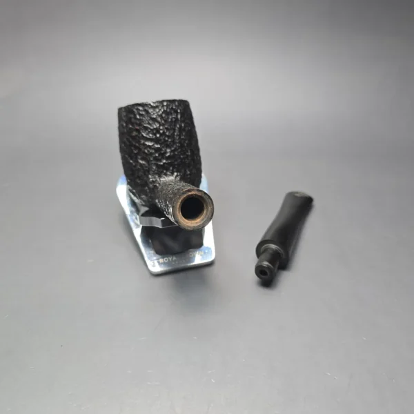 Savinelli Baronet Bruyere 111 EX Rusticated Billiard Estate Briar Pipe, Unsmoked - Image 13