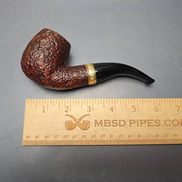 Savinelli Tevere 616 KS Rusticated Bent Billiard Estate Briar Pipe, Irish Estates, 6mm - Image 12