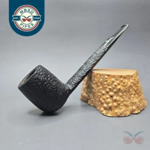 Savinelli Baronet Bruyere 805 EX Rusticated Canadian Estate Briar Pipe, Unsmoked