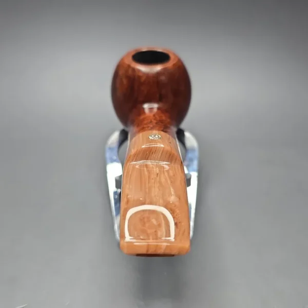 Mastro de Paja Pompei 500 Smooth Author Estate Briar Pipe, Unsmoked - Image 6