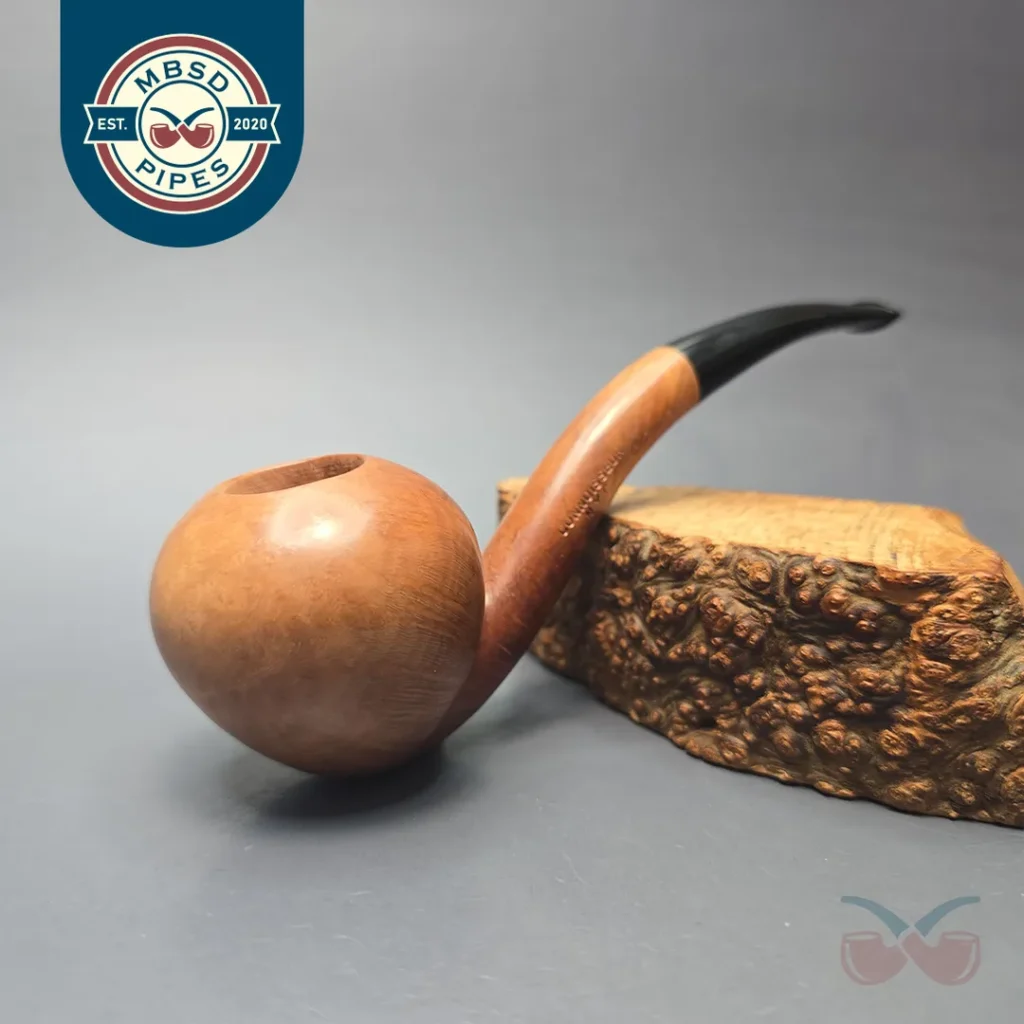 Ed Burak Connoisseur Smooth Hawkbill Estate Briar Pipe, Unsmoked