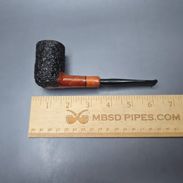 Castello Sea Rock Briar 3K π (Pi) Partially Rusticated Stack Estate Briar Pipe, Italian Estates - Image 16